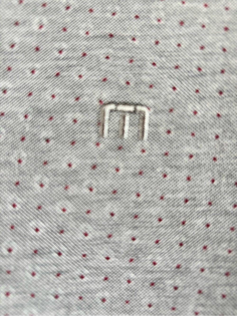 Travis Mathew Gray Textured Polo Shirt - Picture 4 of 4